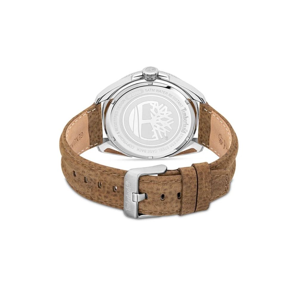 Timberland Brown Leather Men's Watch