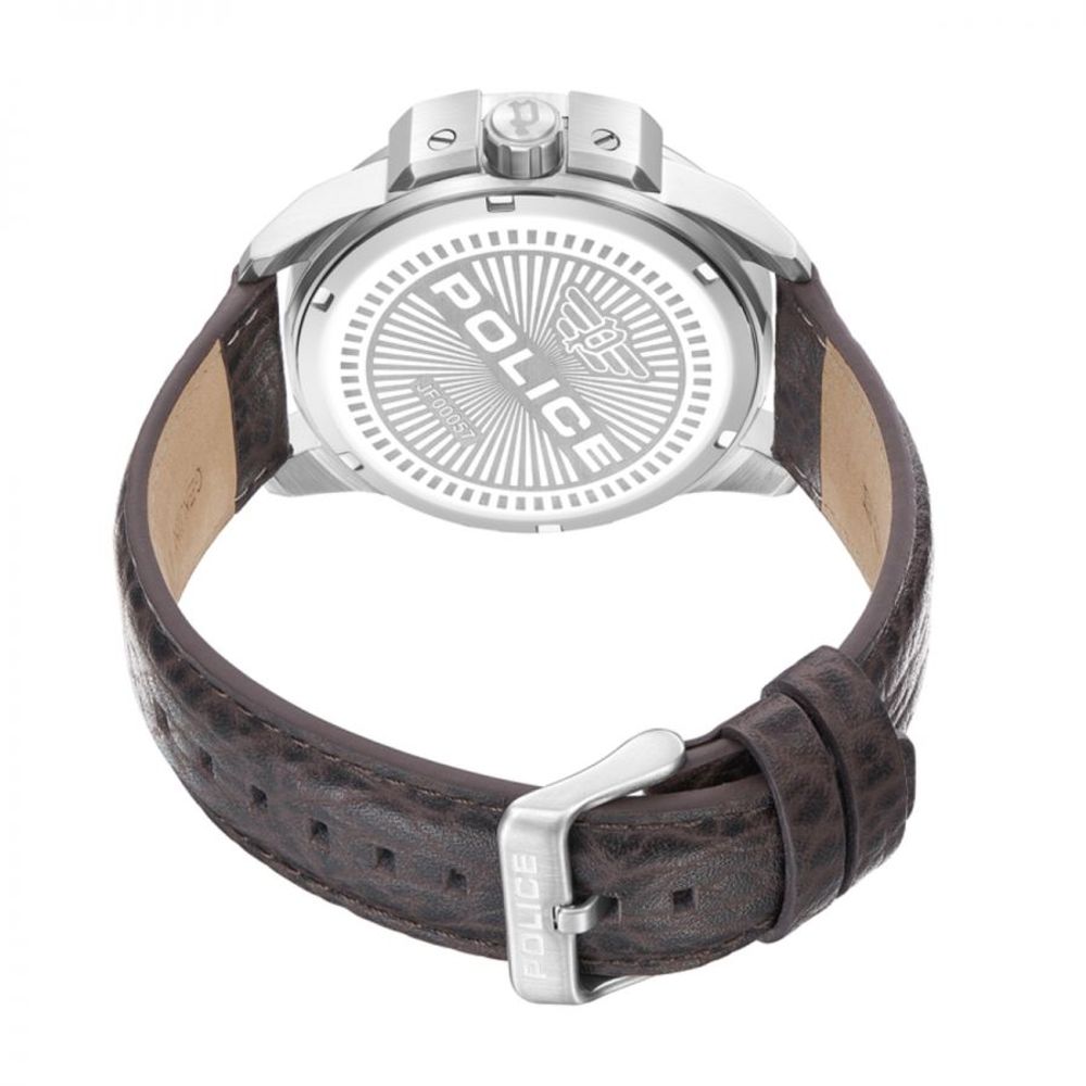 Police Brown Leather Men's Watch