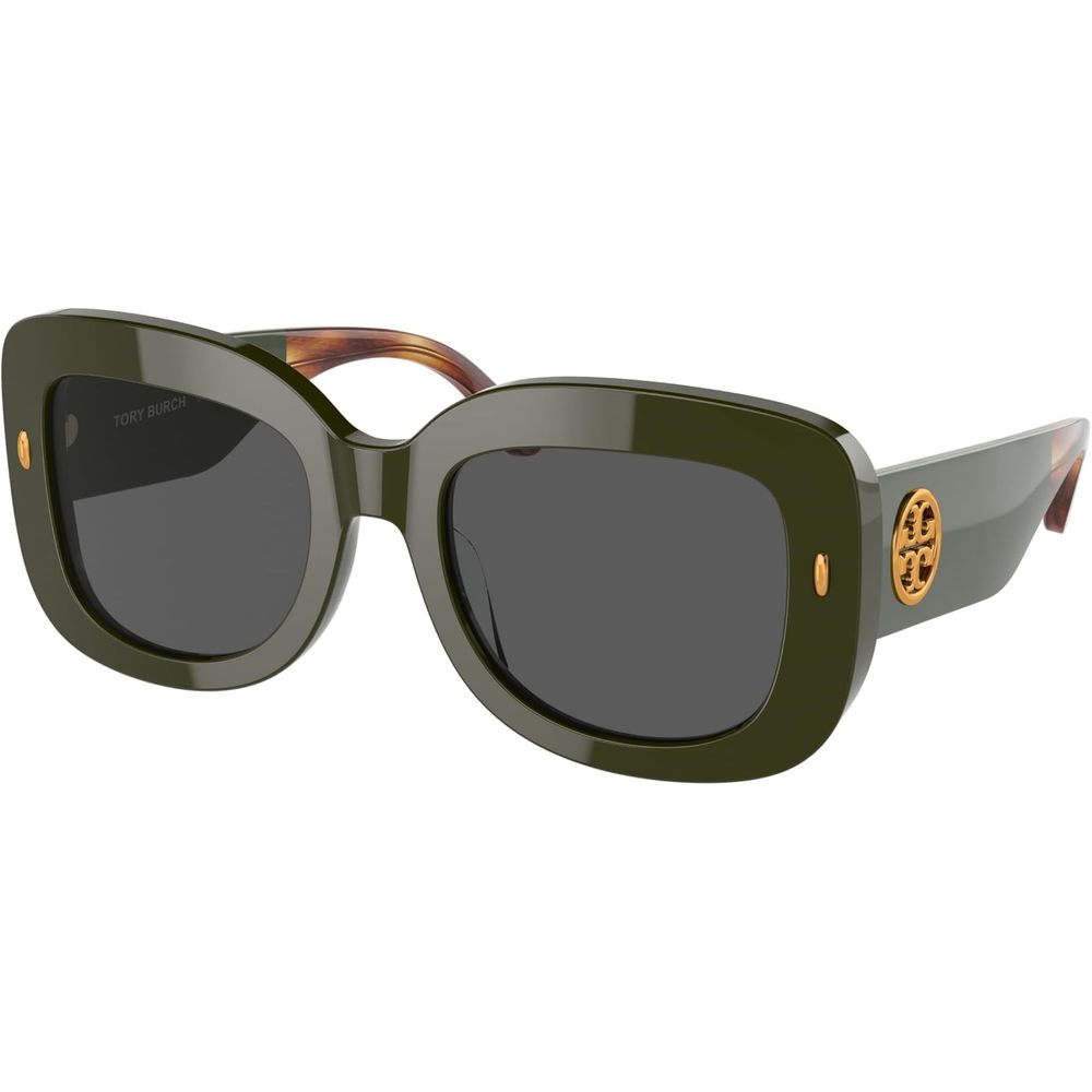 Tory Burch Green Acetate Women's Sunglasses