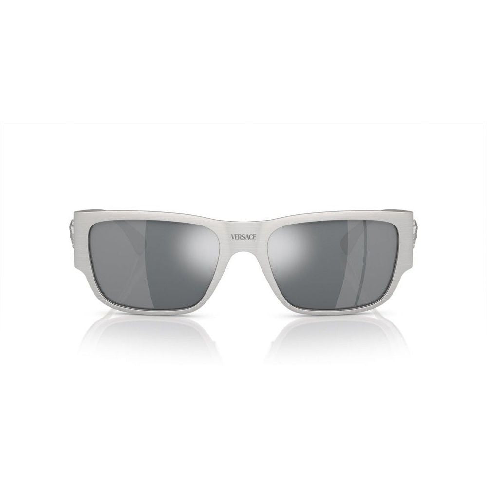 Versace Gray Acetate Women's Sunglasses