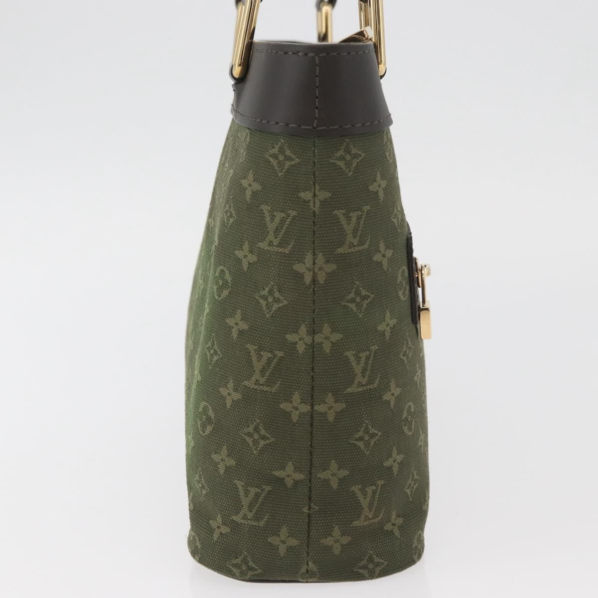 Louis Vuitton Lucille Mini Lin Khaki Canvas Handbag (Pre-Owned)