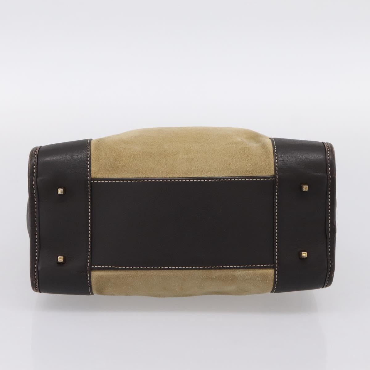 Loewe Amazona Suede Beige Suede Handbag (Pre-Owned)