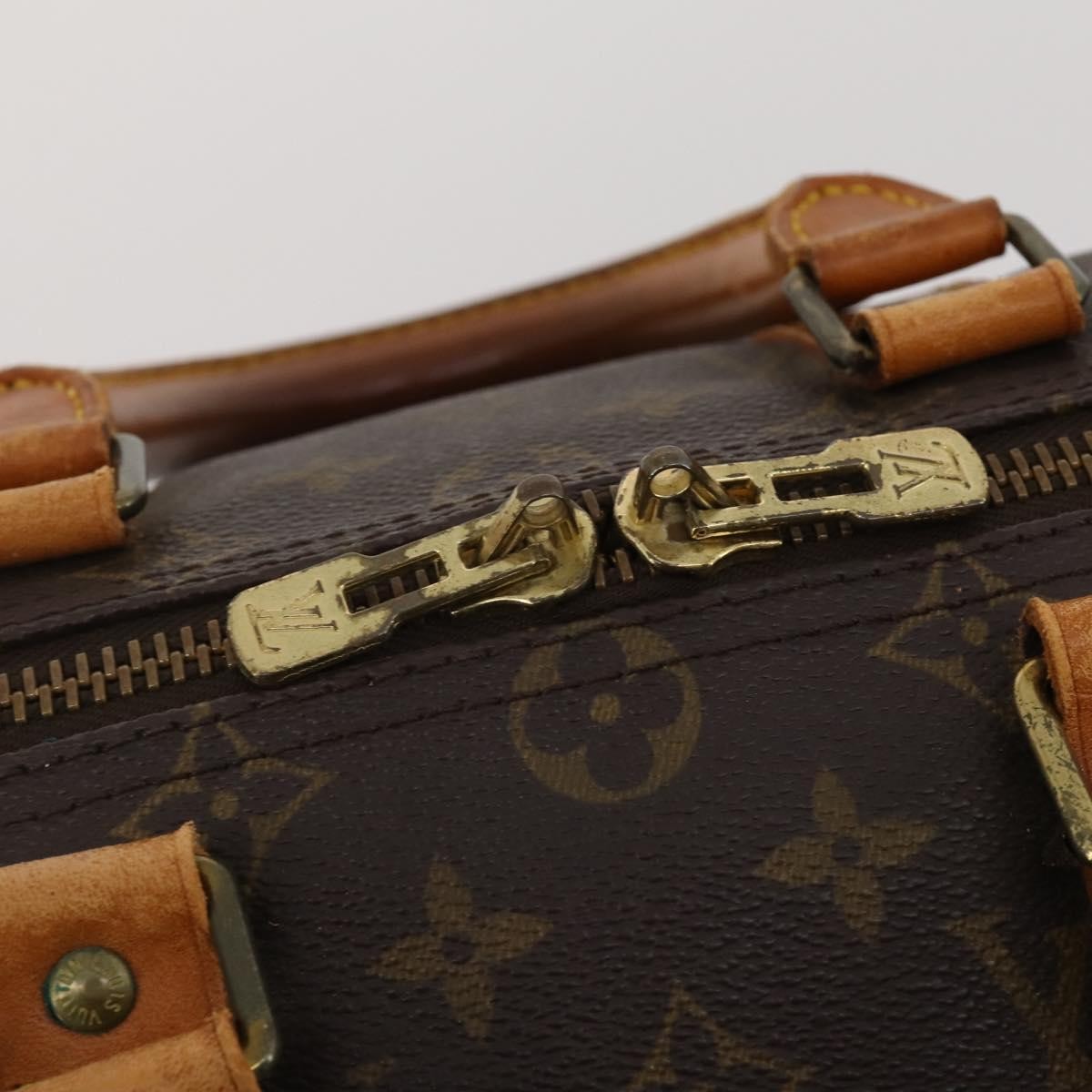 Louis Vuitton Keepall Monogram Brown Canvas Travel Bag Bag (Pre-Owned)