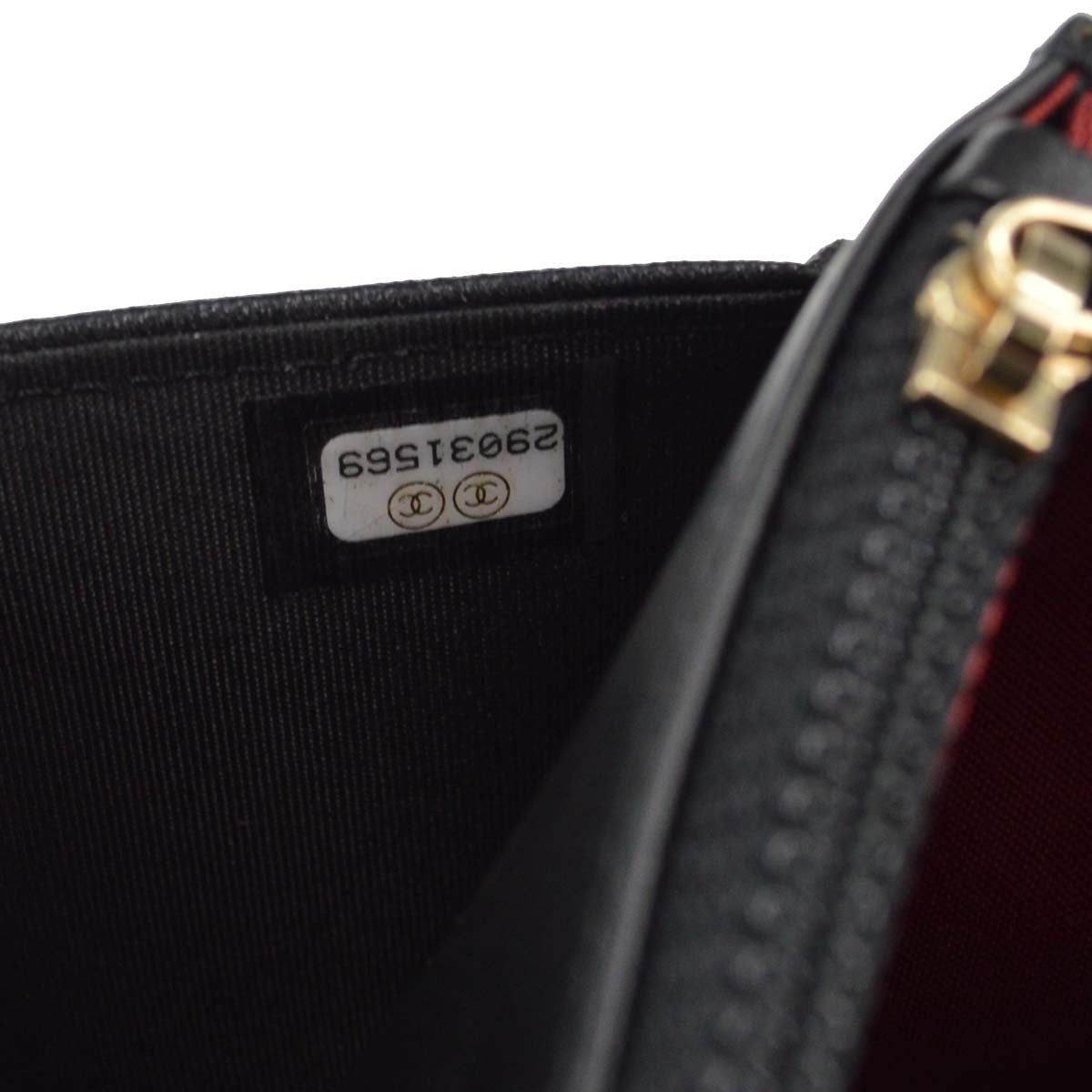 Chanel 19 Flap Bag Quilted Lambskin Black Leather Shoulder Bag Bag (Pre-Owned)