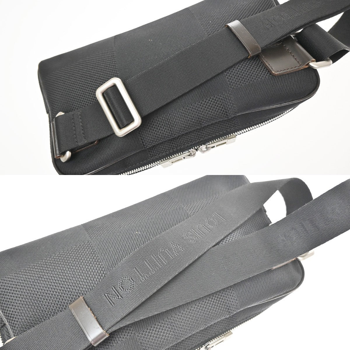 Louis Vuitton Acrobate Waist Damier Geant Canvas Black Canvas Shoulder Bag Bag (Pre-Owned)