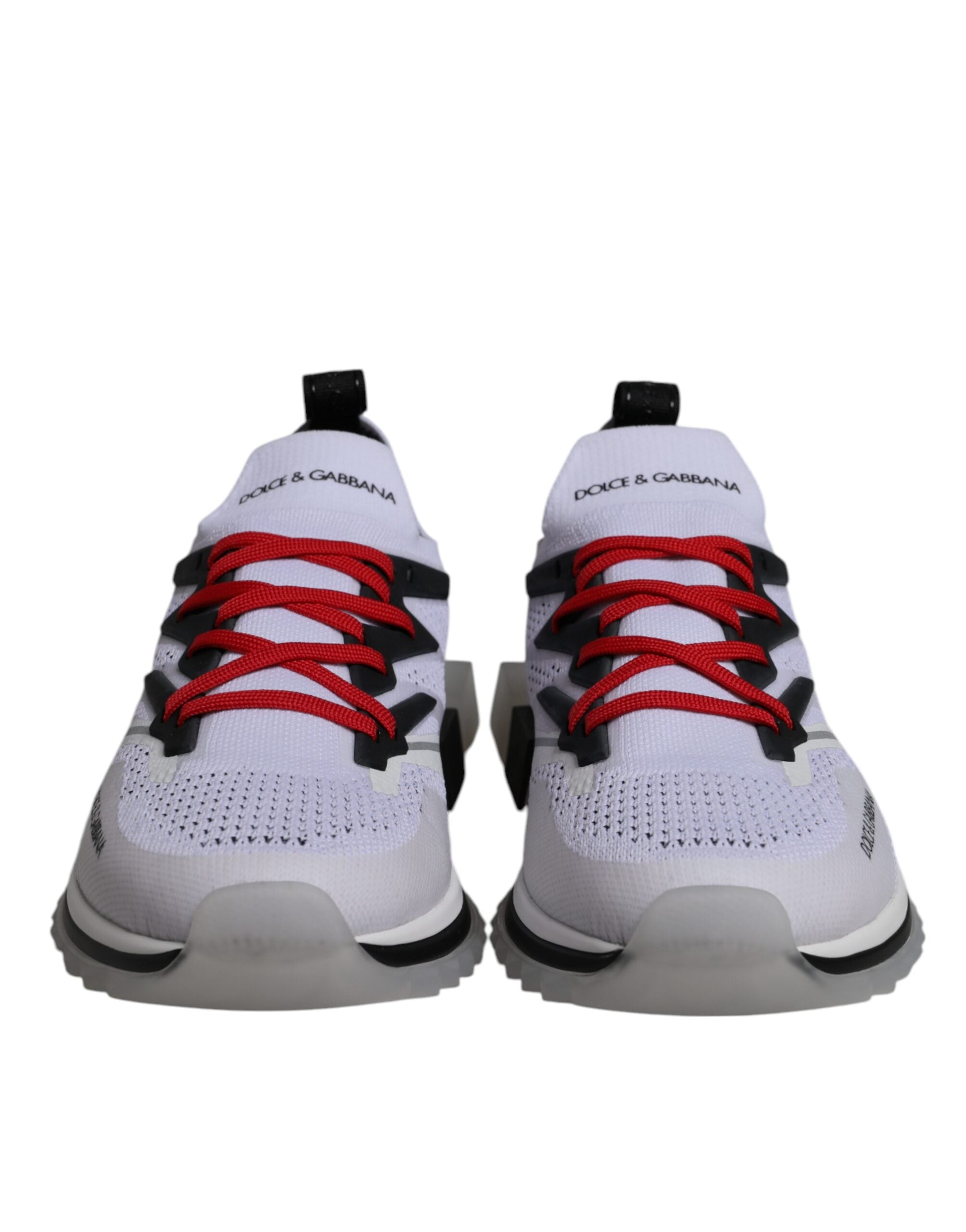 Dolce & Gabbana White SORRENTO Sport Stretch Sneakers Men's Shoes