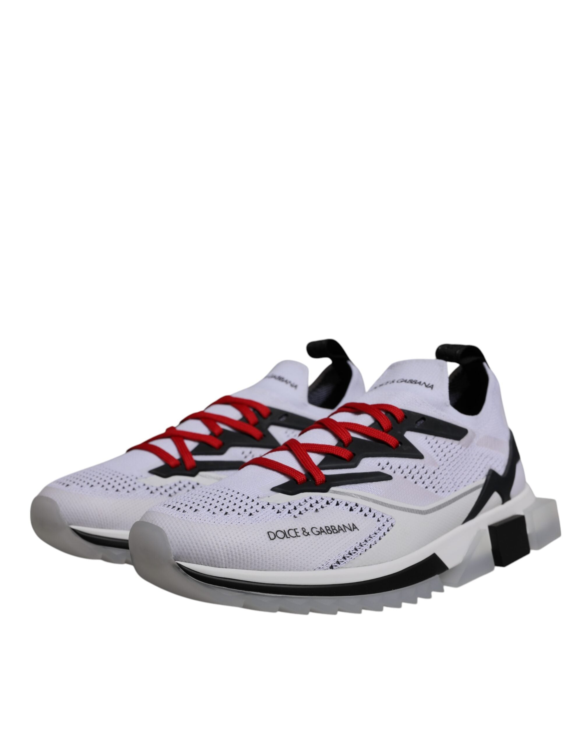 Dolce & Gabbana White SORRENTO Sport Stretch Sneakers Men's Shoes