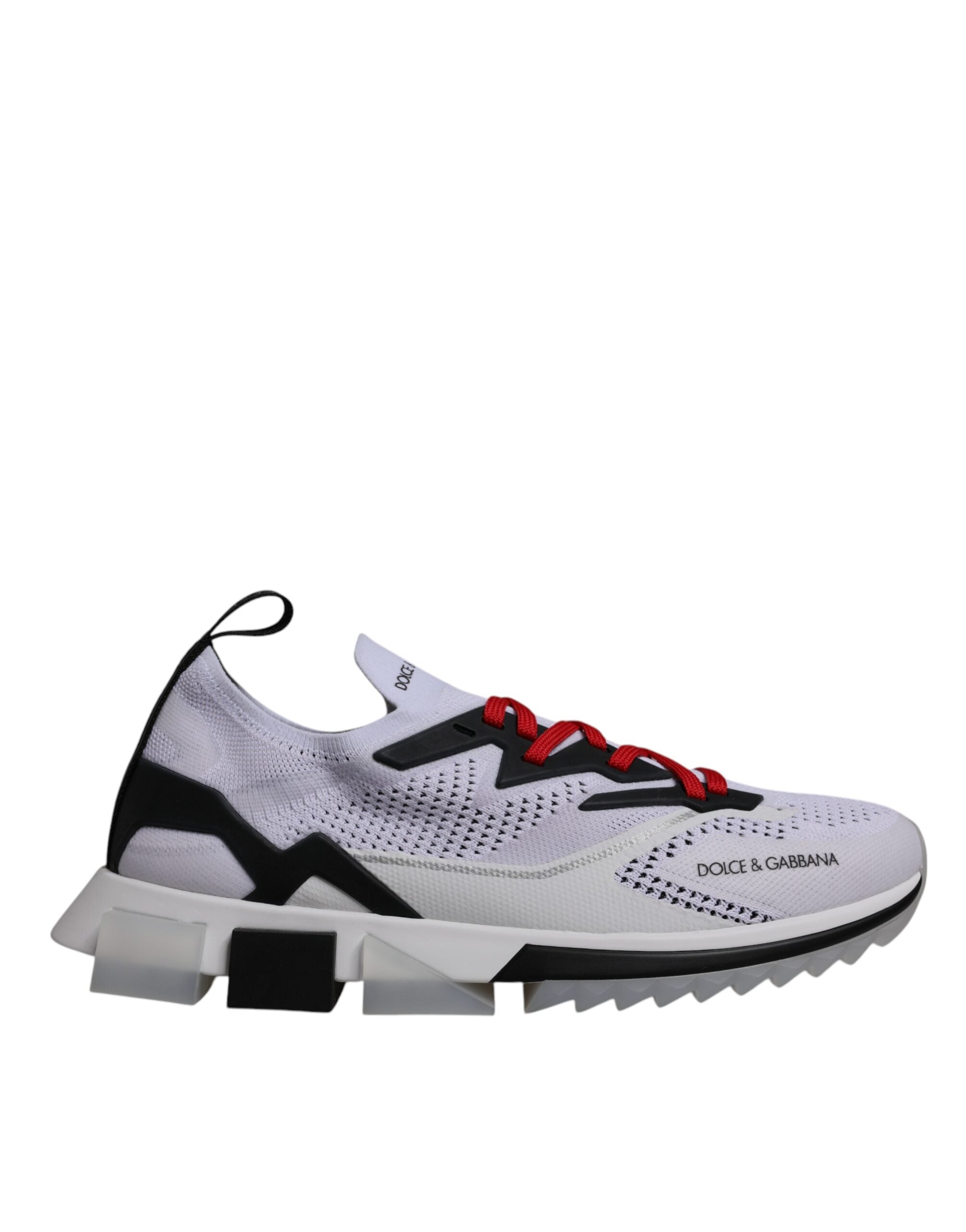 Dolce & Gabbana White SORRENTO Sport Stretch Sneakers Men's Shoes