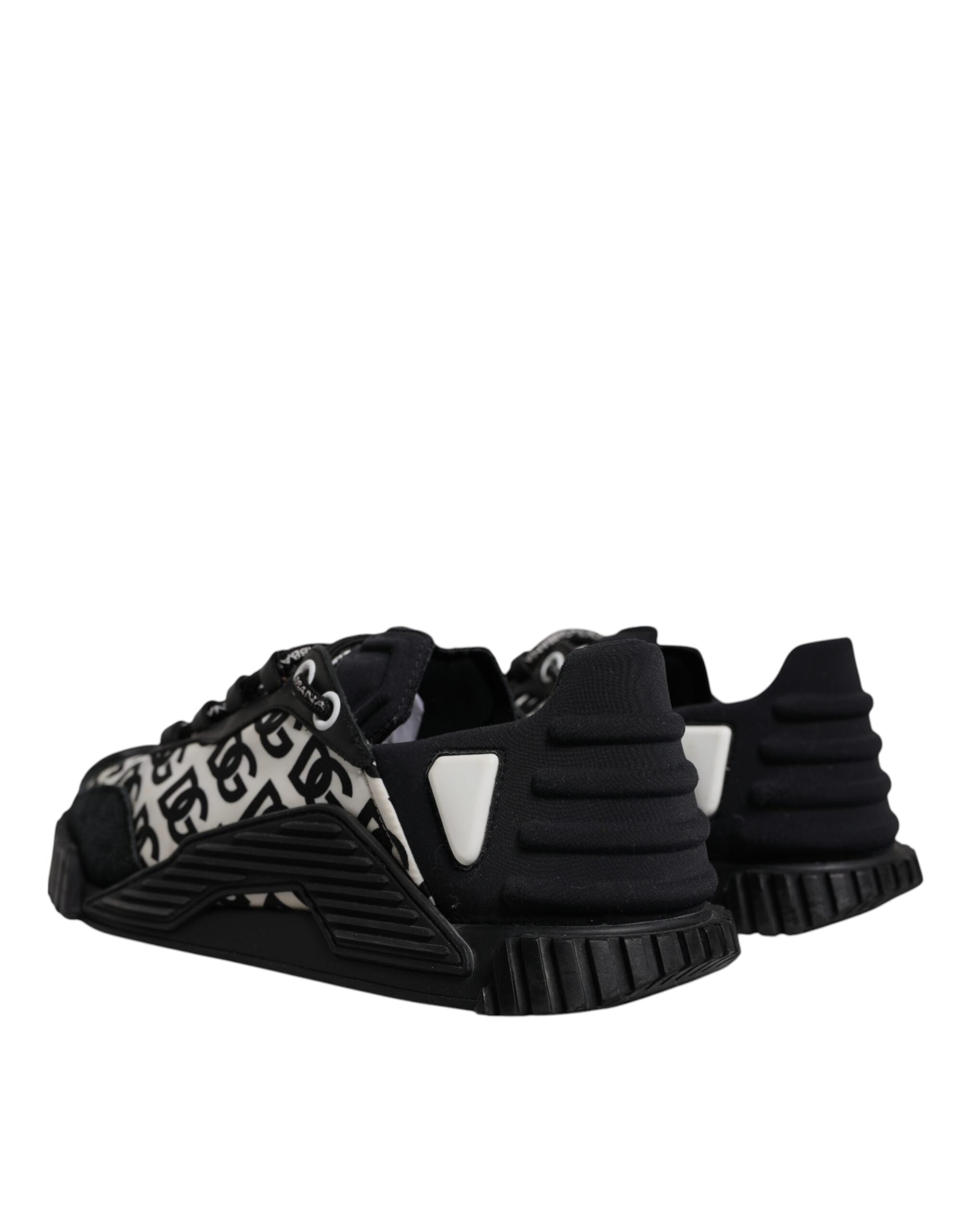 Dolce & Gabbana Black Logo Lace Up Low Top NS1 Sneakers Men's Shoes (Pre-Owned)