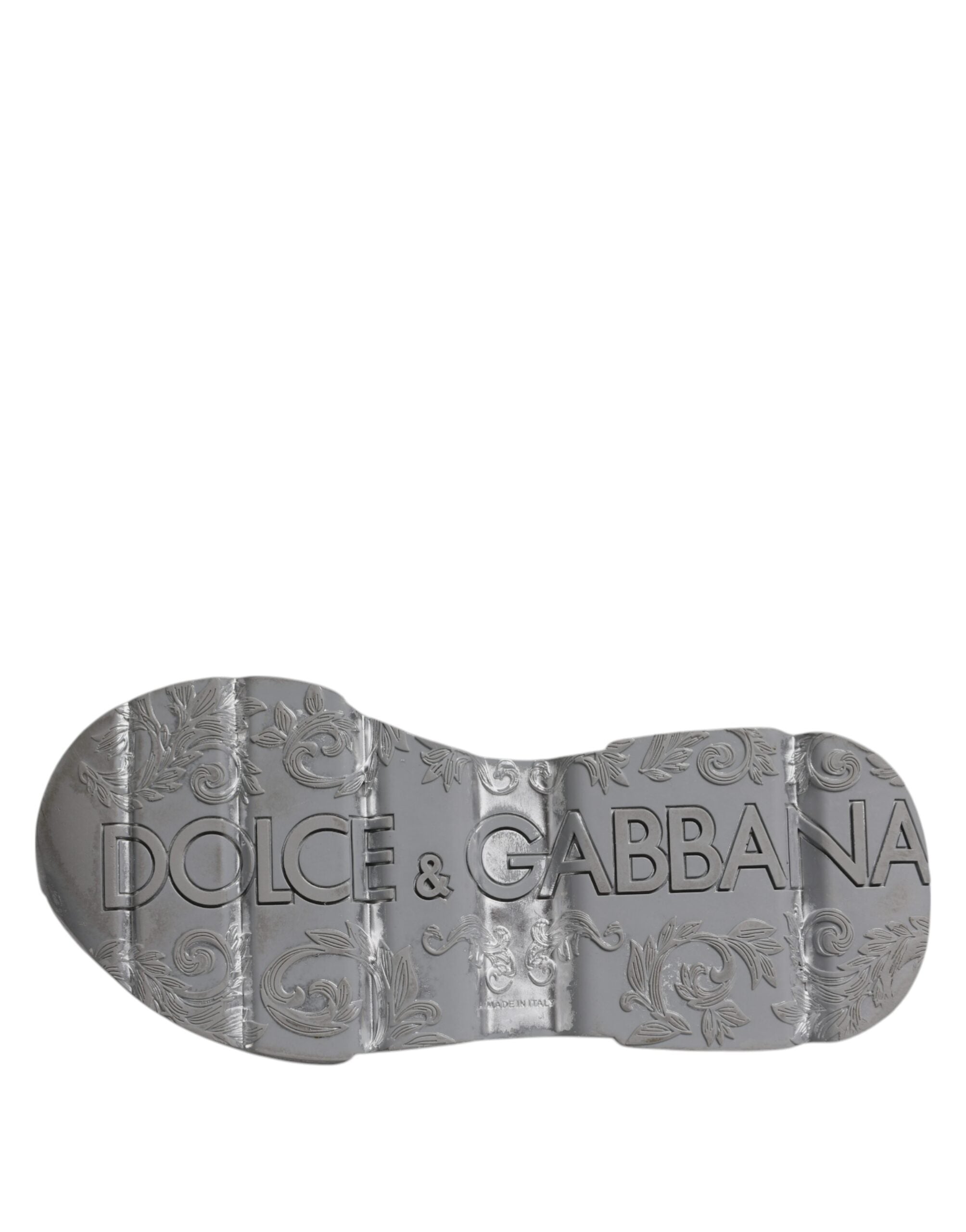 Dolce & Gabbana White Silver Daymaster Low Top Sneaker Women's Shoes (Pre-Owned)