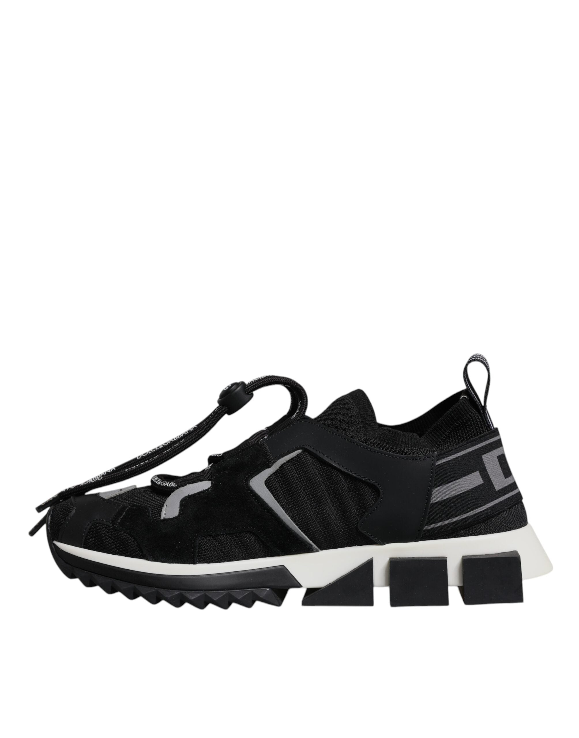 Dolce & Gabbana Black Mesh Sorrento Trekking Sneakers Women's Shoes (Pre-Owned)