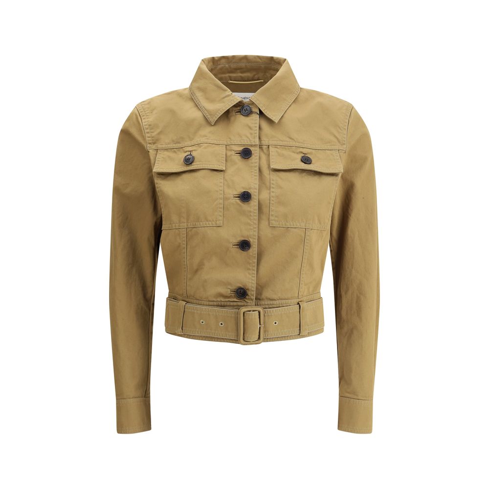 Saint Laurent Cotton cropped Women's Jacket