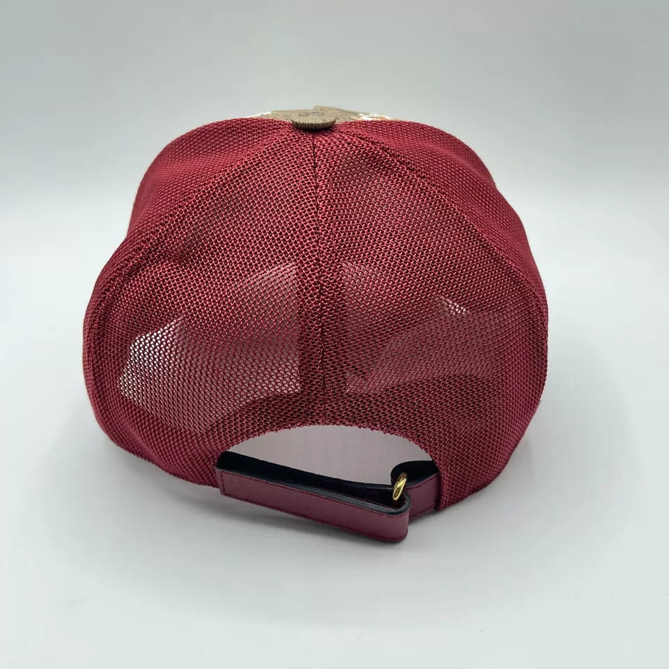 Gucci x Doraemon Men's Limited Edition Brown/Burgundy Baseball Hat