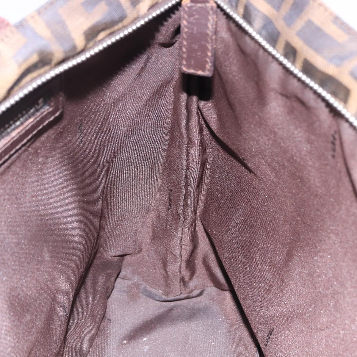 Fendi Zucca Canvas Brown Canvas Tote Bag Bag (Pre-Owned)