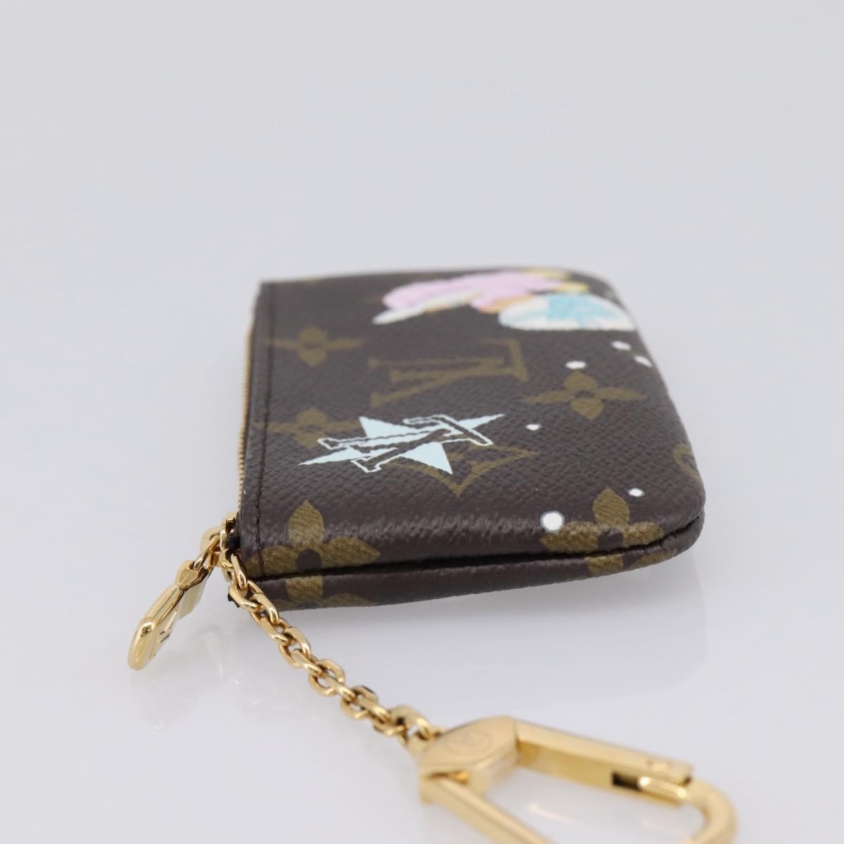 Louis Vuitton Pochette Clés Monogram Vivienne Brown Canvas Wallets Accessory (Pre-Owned)