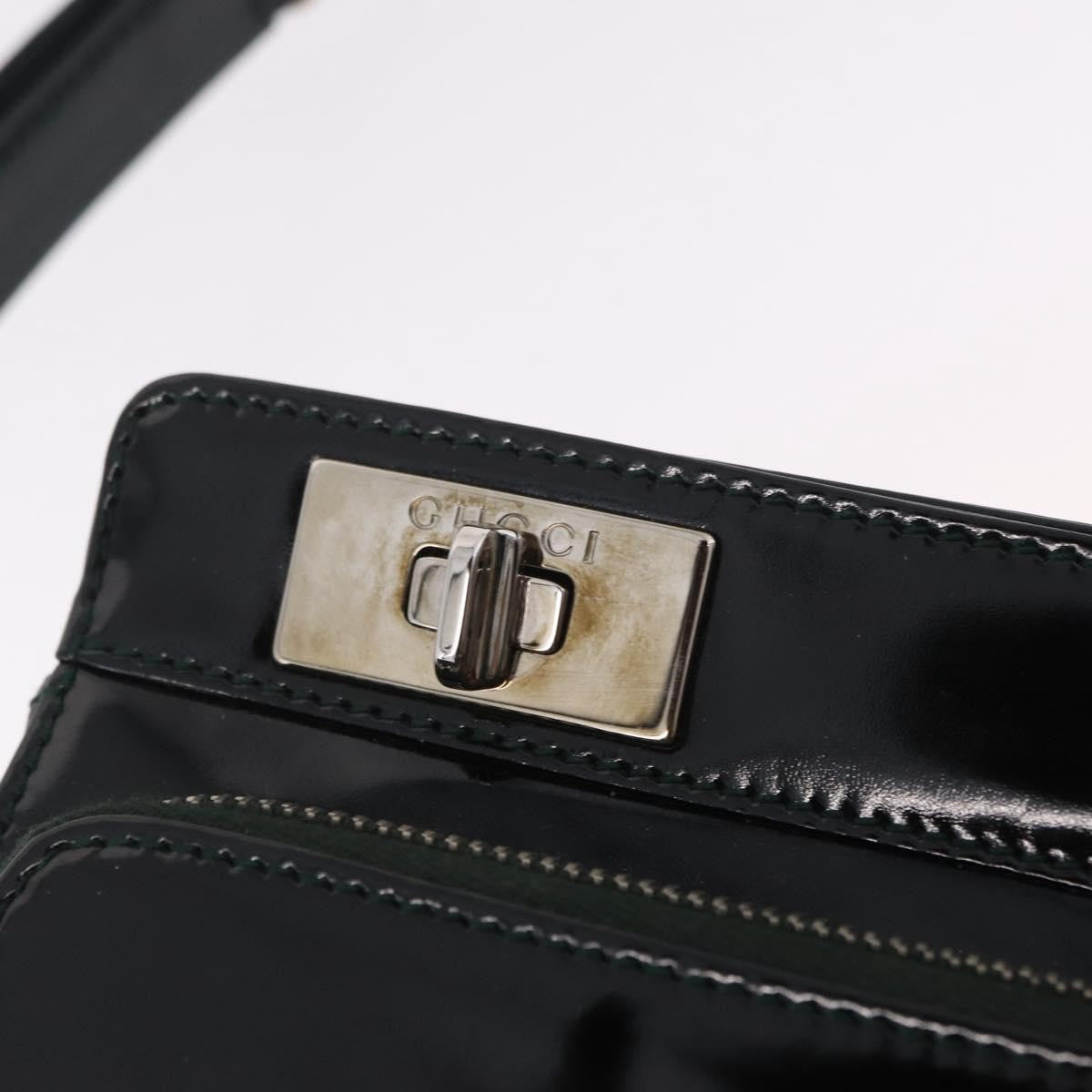 Gucci Shoulder Patent Leather Black Patent_Leather Shoulder Bag Bag (Pre-Owned)