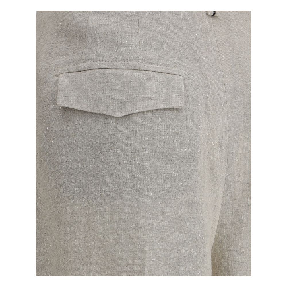Brunello Cucinelli Linen Women's Pants