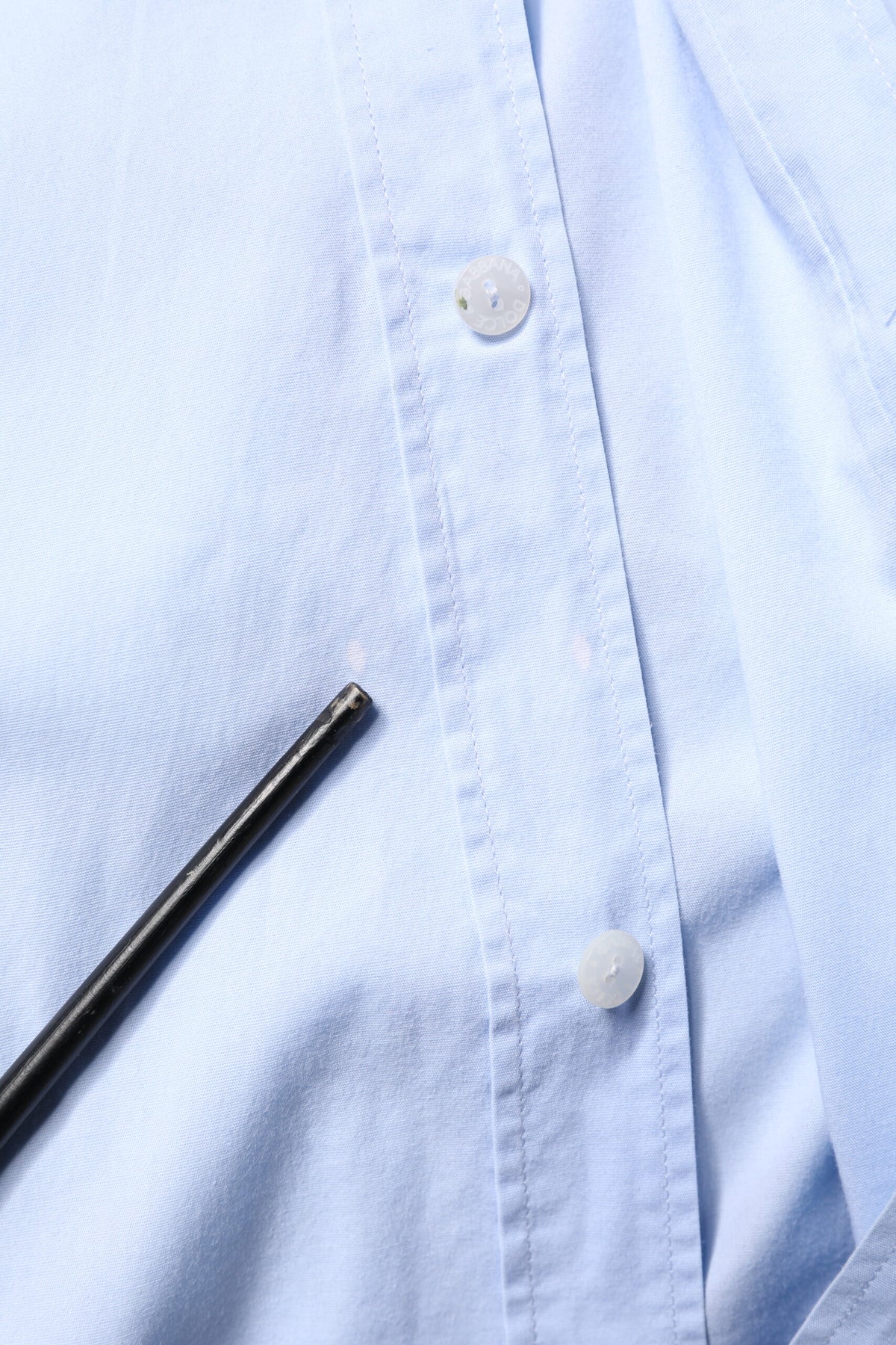 Dolce & Gabbana Light Blue Cotton MARTINI Formal Dress Men's Shirt (Pre-Owned)
