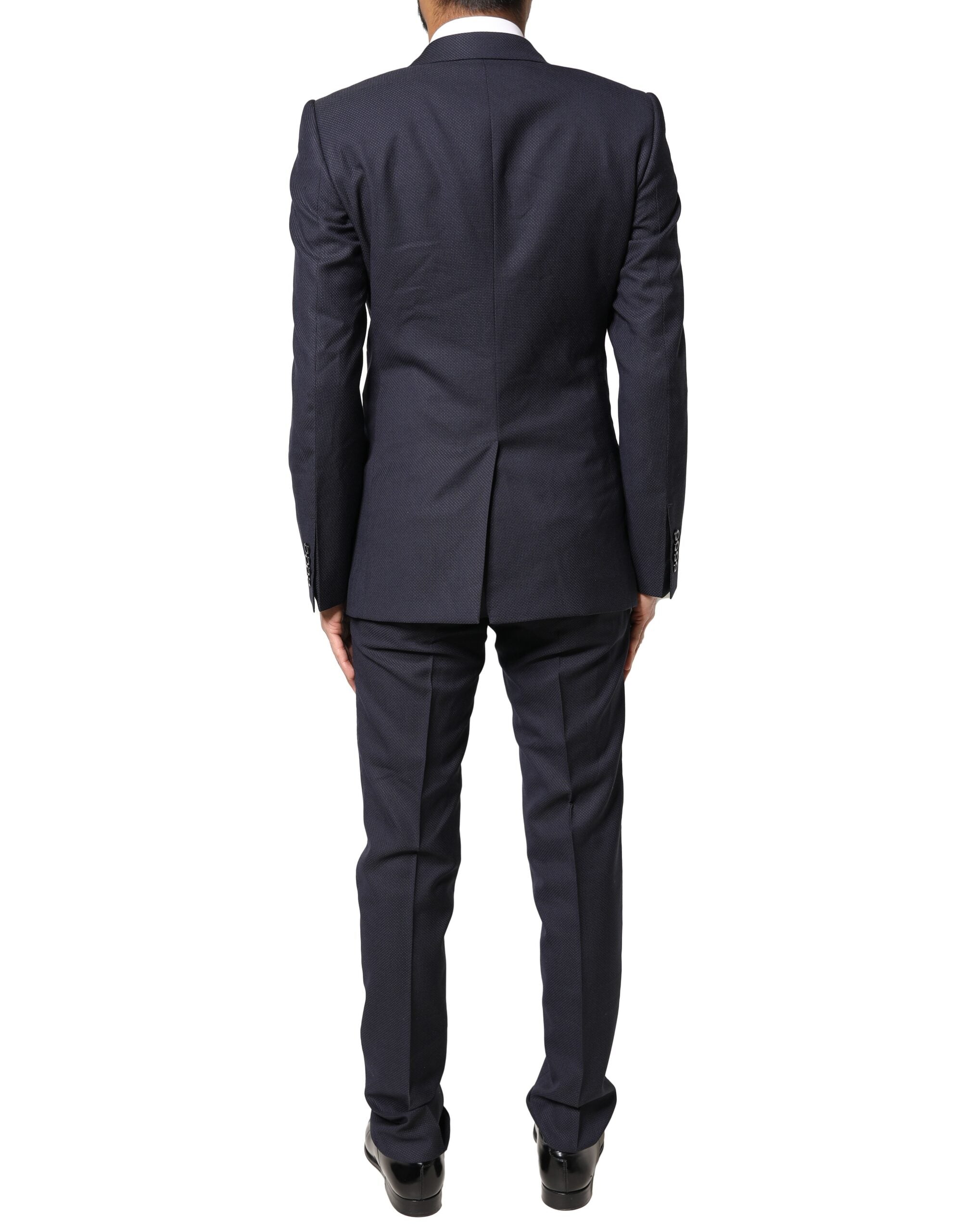 Dolce & Gabbana Dark Gray Fantasy MARTINI 3 Piece Formal Men's Suit