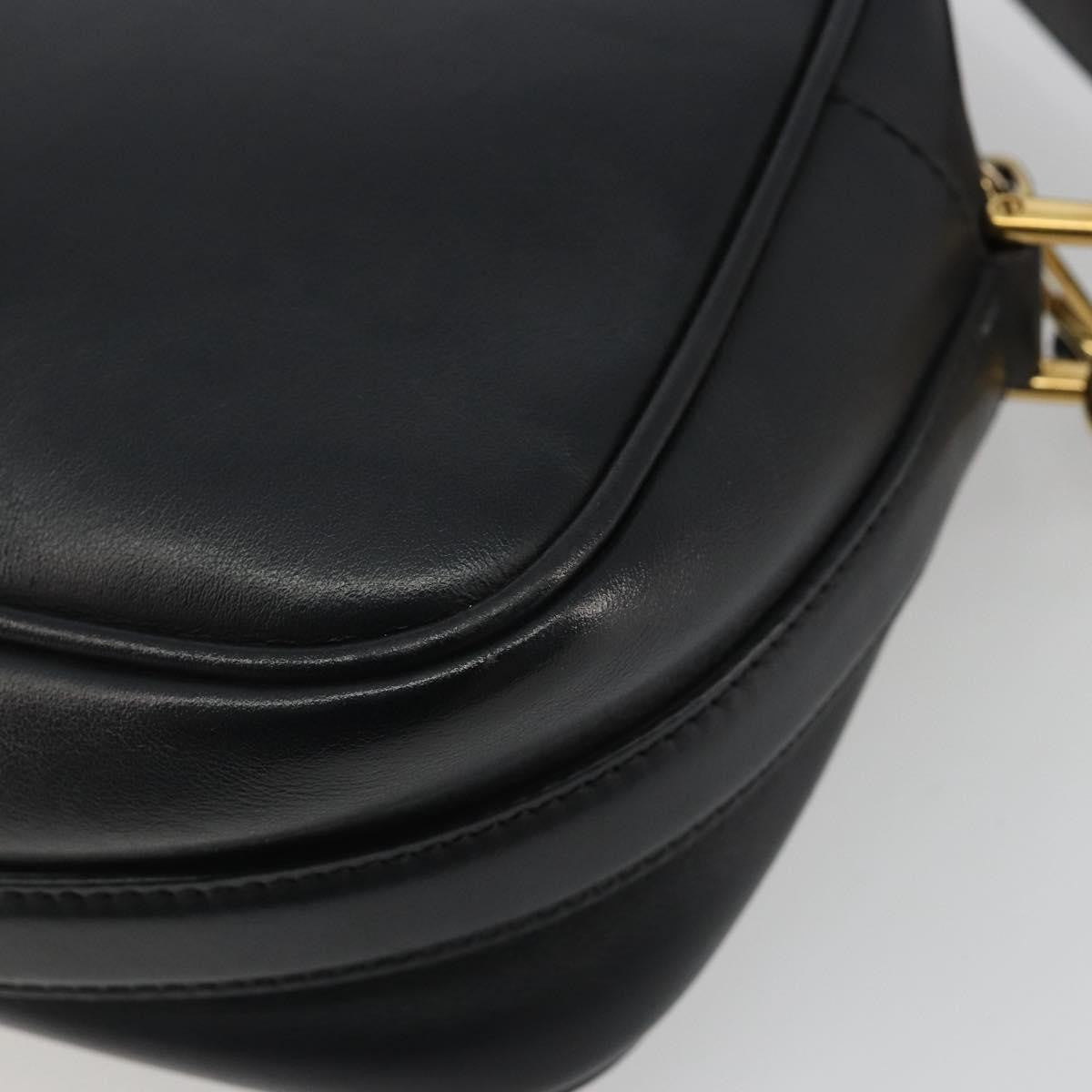 Fendi F Is Fendi Camera Leather Navy Leather Shoulder Bag Bag (Pre-Owned)