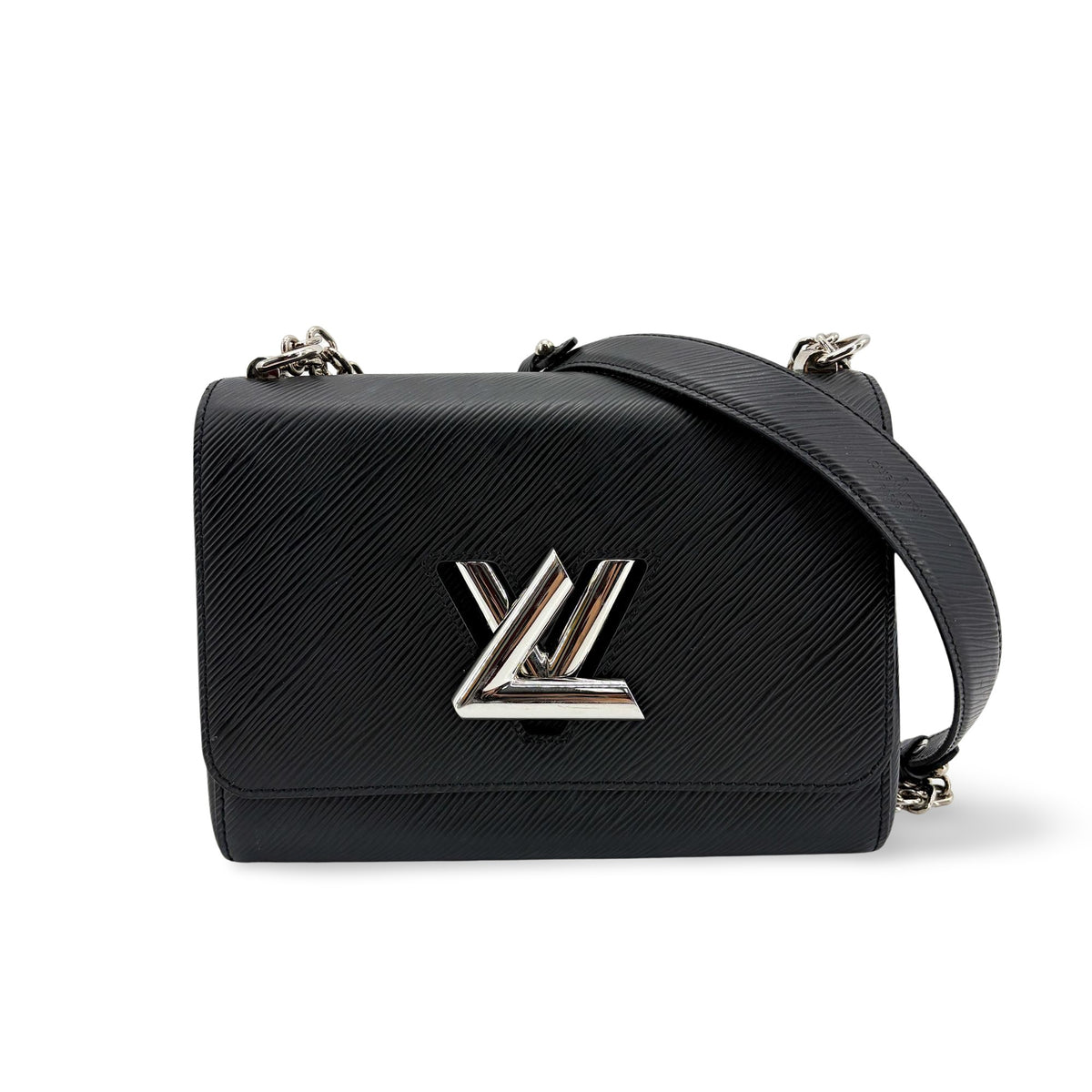 Louis Vuitton Twist Epi Leather Black Leather Handbag (Pre-Owned)