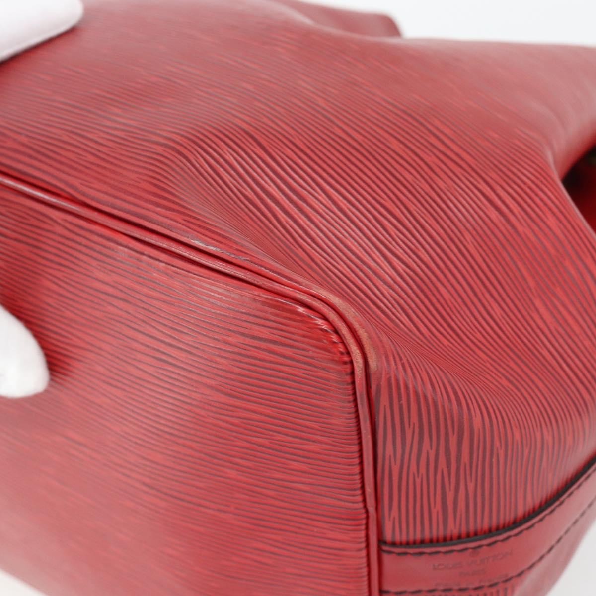 Louis Vuitton Petit Noe Epi Leather Red Leather Shoulder Bag Bag (Pre-Owned)