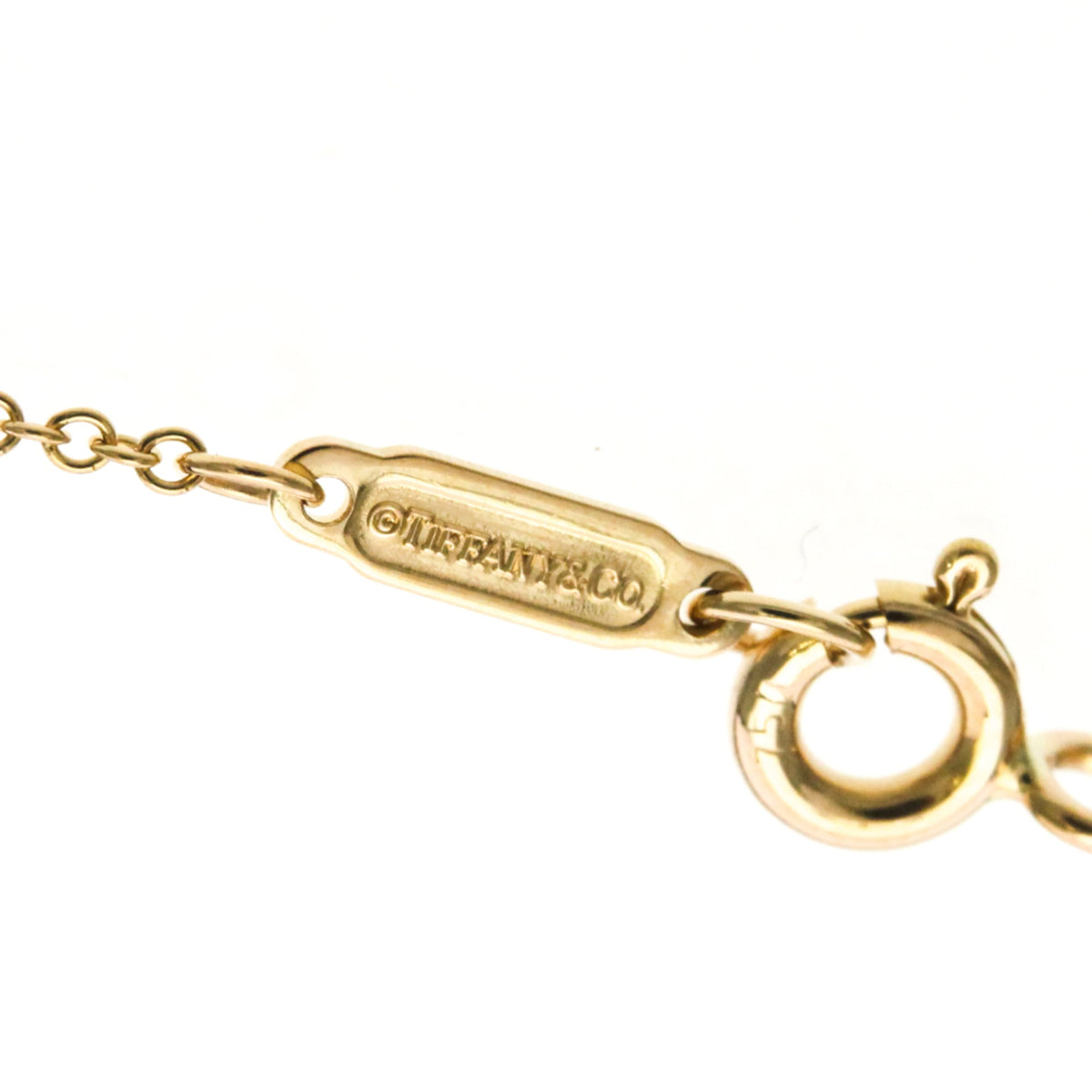 Tiffany & Co. Heart Key Pendant 18K Rose Gold With Diamonds Gold Pink_Gold Necklace Jewelry (Pre-Owned)