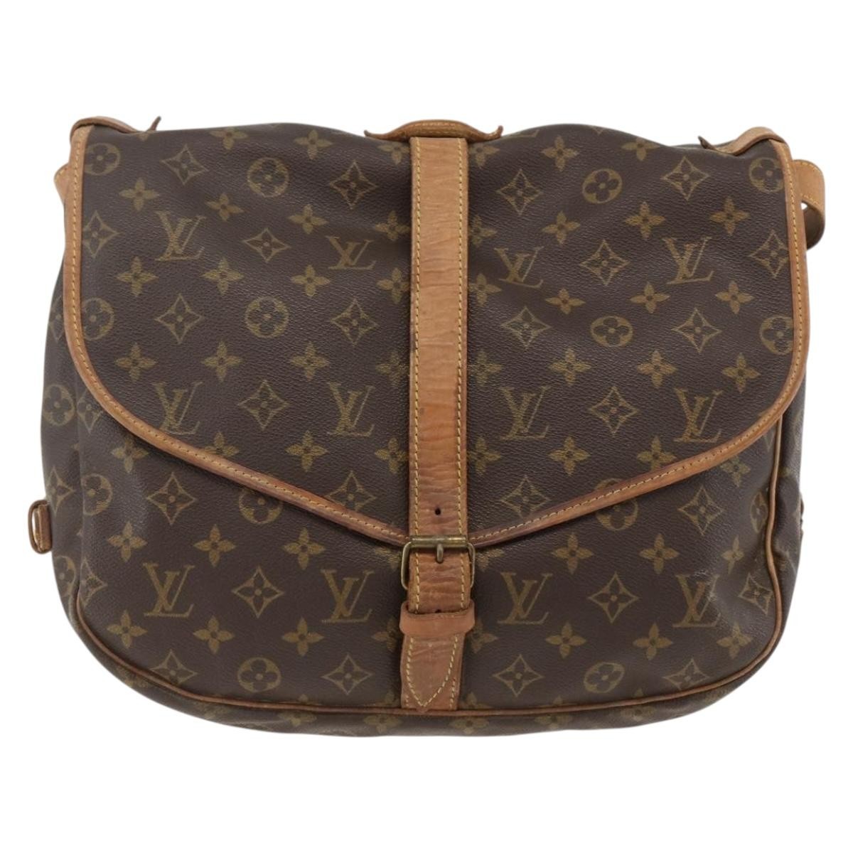 Louis Vuitton Saumur Monogram Canvas Multicolour Canvas Shoulder Bag Bag (Pre-Owned)