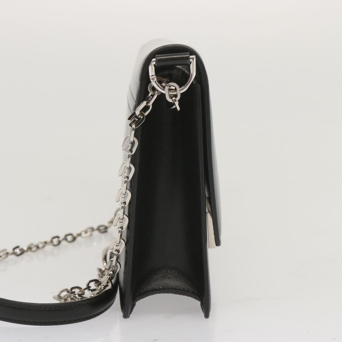 Givenchy 4G Shoulder Bag Leather Black Leather Shoulder Bag Bag (Pre-Owned)