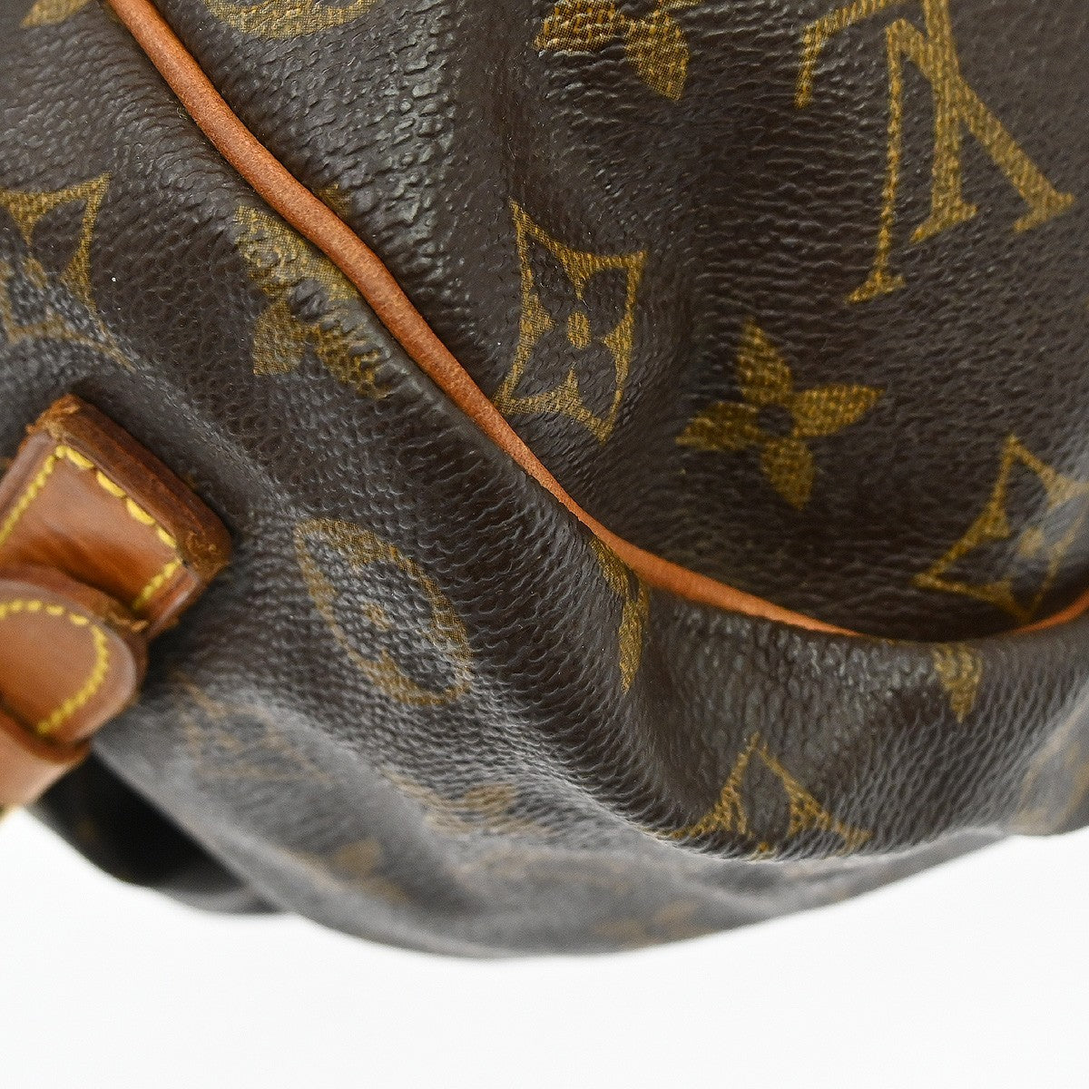 Louis Vuitton Saumur Monogram Canvas Brown Canvas Handbag (Pre-Owned)