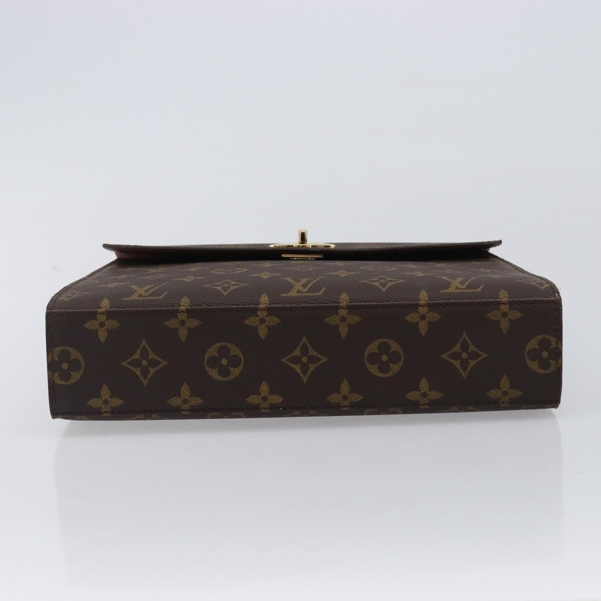 Louis Vuitton Malesherbes Monogram Canvas Brown Canvas Handbag (Pre-Owned)