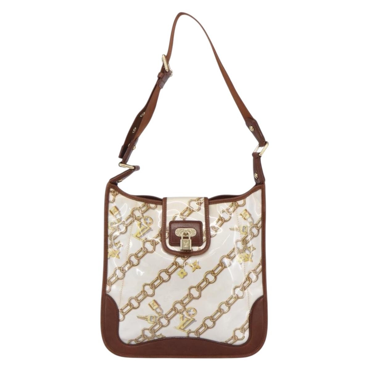 Louis Vuitton Charms Musette Pvc Over Printed Silk White Plastic Shoulder Bag Bag (Pre-Owned)