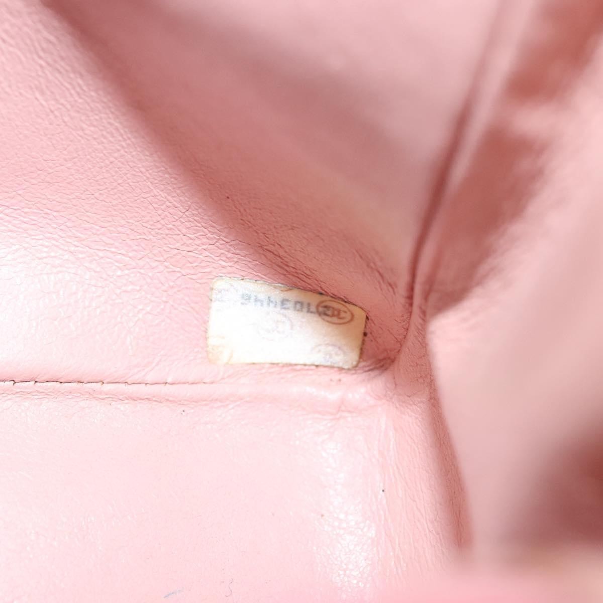 Chanel Vintage Diana Flap Quilted Canvas Pink Canvas Shoulder Bag Bag (Pre-Owned)