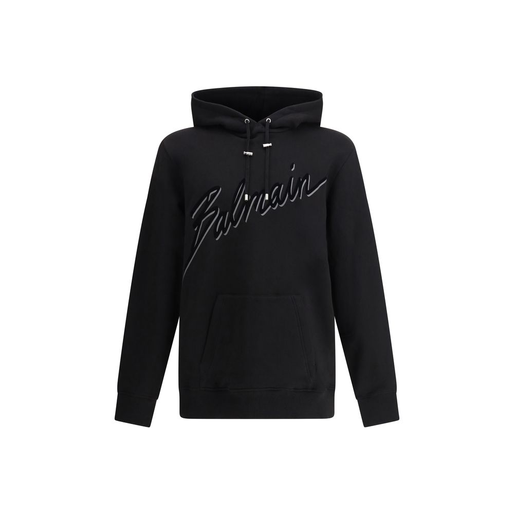 Balmain Logo cotton Men's Hoodie