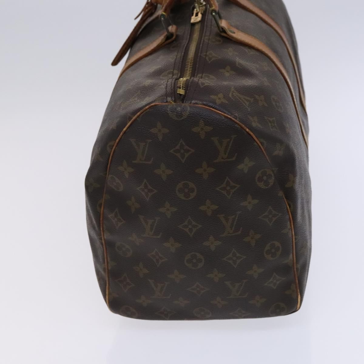 Louis Vuitton Keepall Monogram Canvas Brown Canvas Travel Bag Bag (Pre-Owned)
