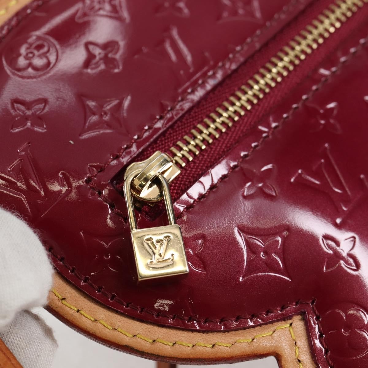 Louis Vuitton Conte De Fees Butterfly Monogram Vernis Burgundy Patent_Leather Clutche & Pouche Bag (Pre-Owned)