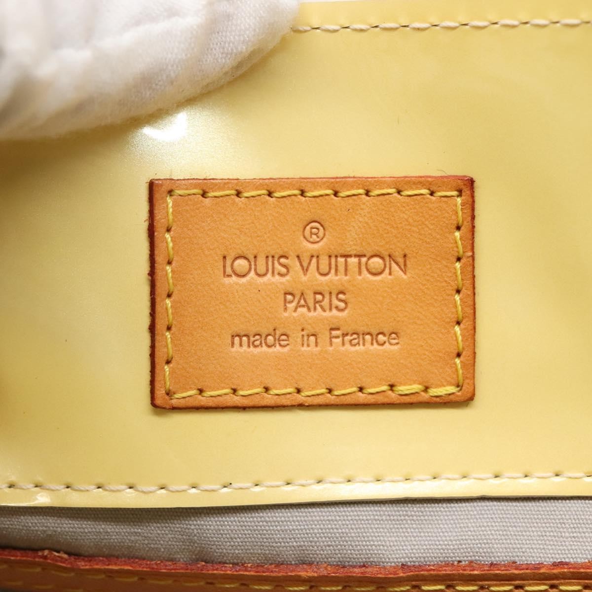 Louis Vuitton Reade Monogram Vernis Ecru Patent_Leather Bag (Pre-Owned)