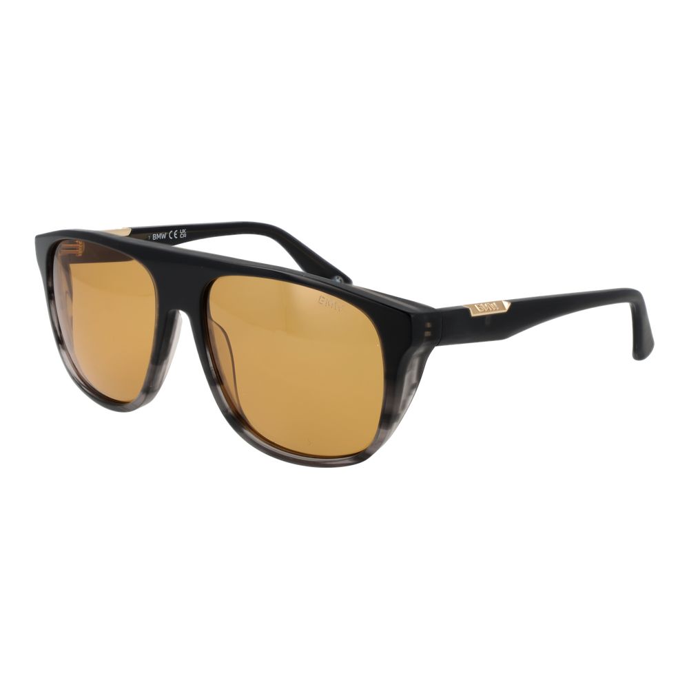 BMW Black Acetate Men's Sunglasses