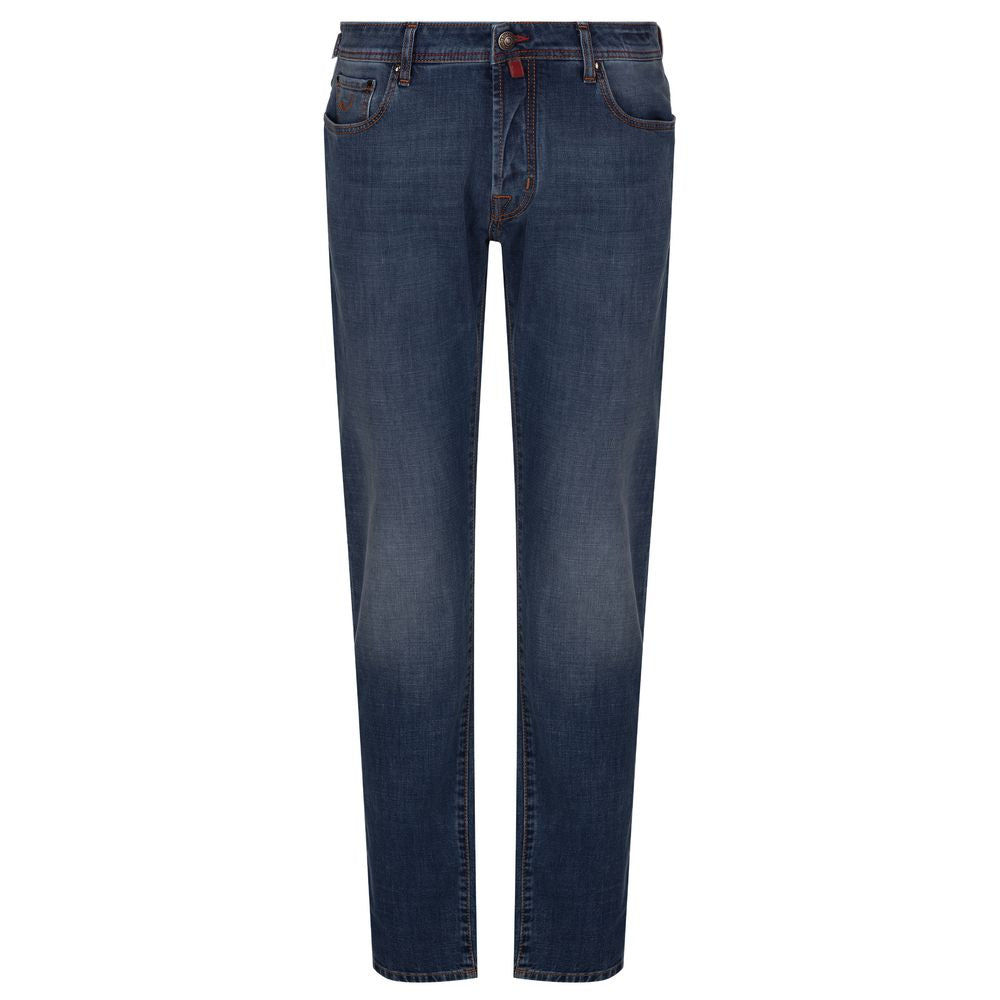 Jacob Cohen Blue Cotton Jeans & Men's Pant
