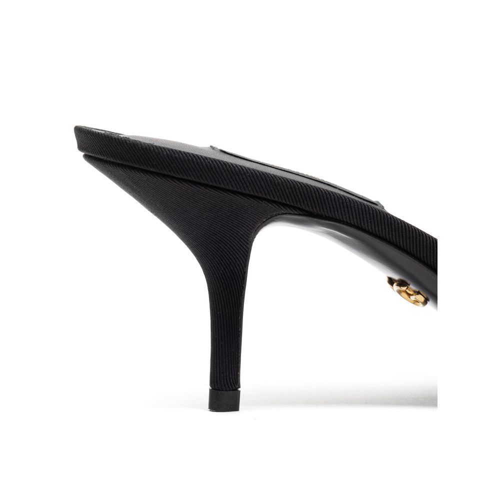 Dolce & Gabbana Black Cotton Women's Mules