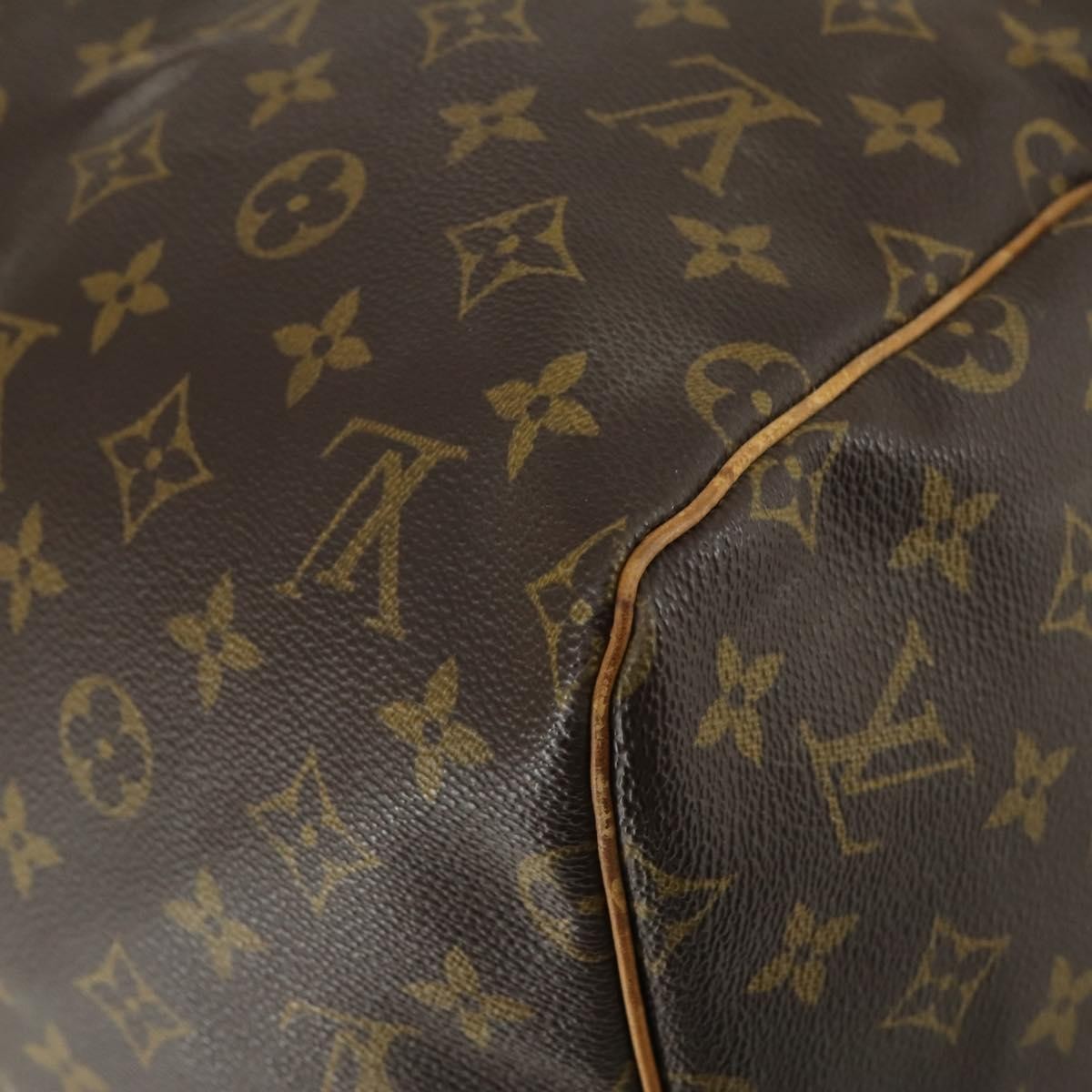 Louis Vuitton Keepall Monogram Canvas Brown Canvas Travel Bag Bag (Pre-Owned)