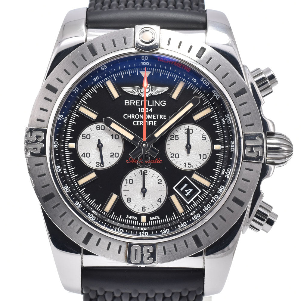 Breitling Chronomat Chronograph Automatic Stainless Steel And Rubber Watch (Pre-Owned)
