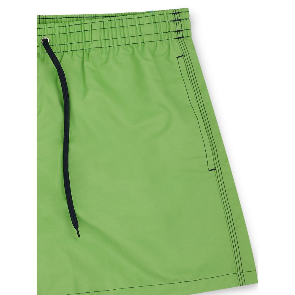 Malo Green Polyester Swim Men's Shorts