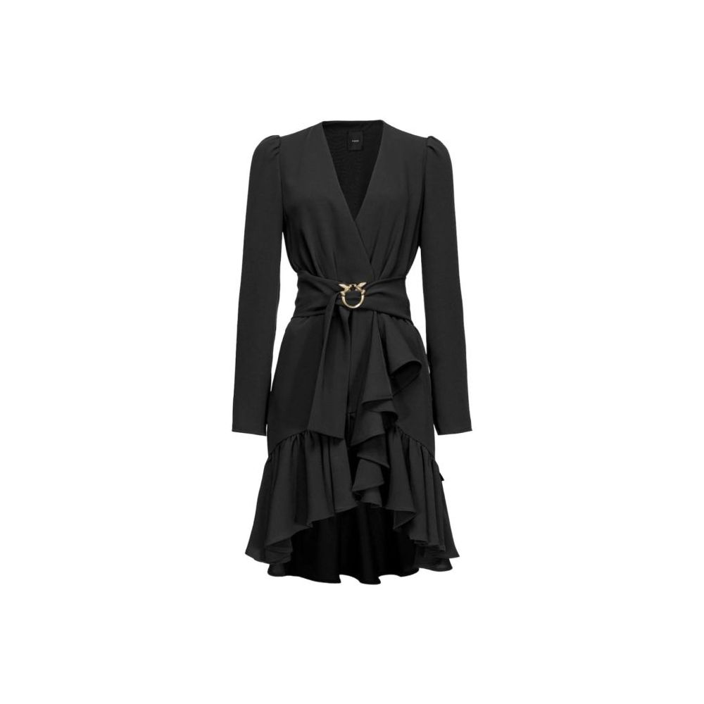 PINKO Black Polyester Women's Dress