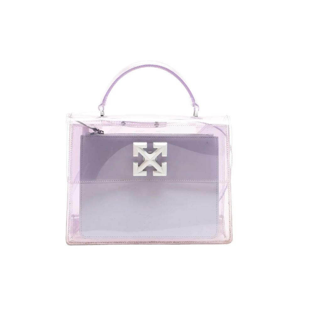 Off-White White Pvc Crossbody Women's Bag
