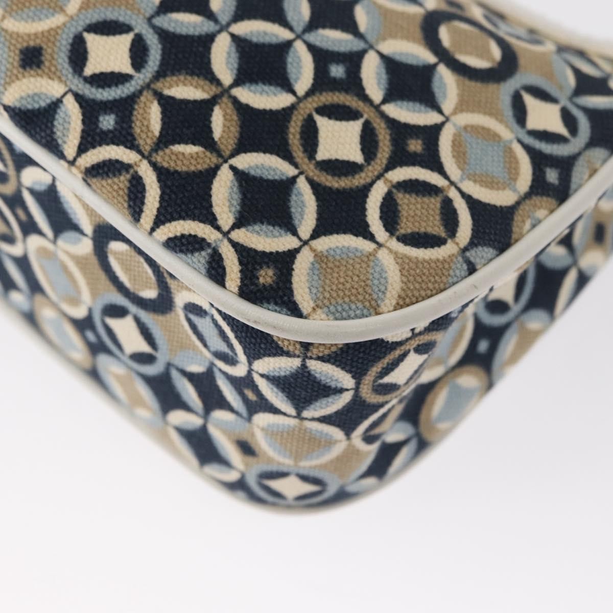 Celine Vintage Pochette Canvas Navy Canvas Clutche & Pouche Bag (Pre-Owned)