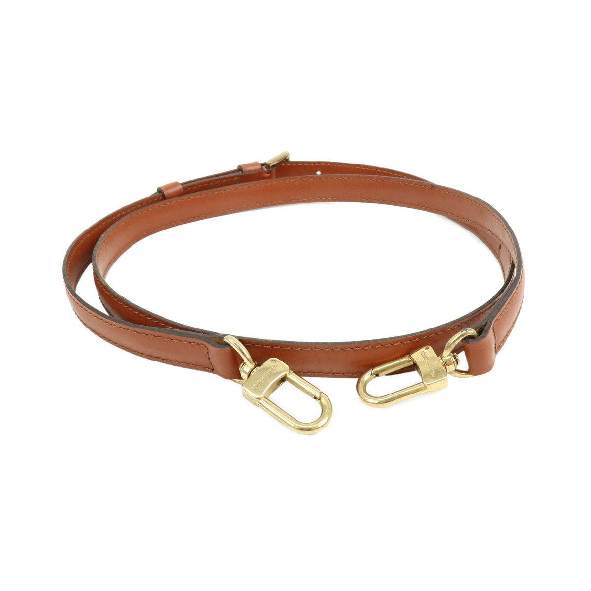 Louis Vuitton Adjustable Shoulder Strap Vachetta Leather Brown Leather Straps Accessory (Pre-Owned)