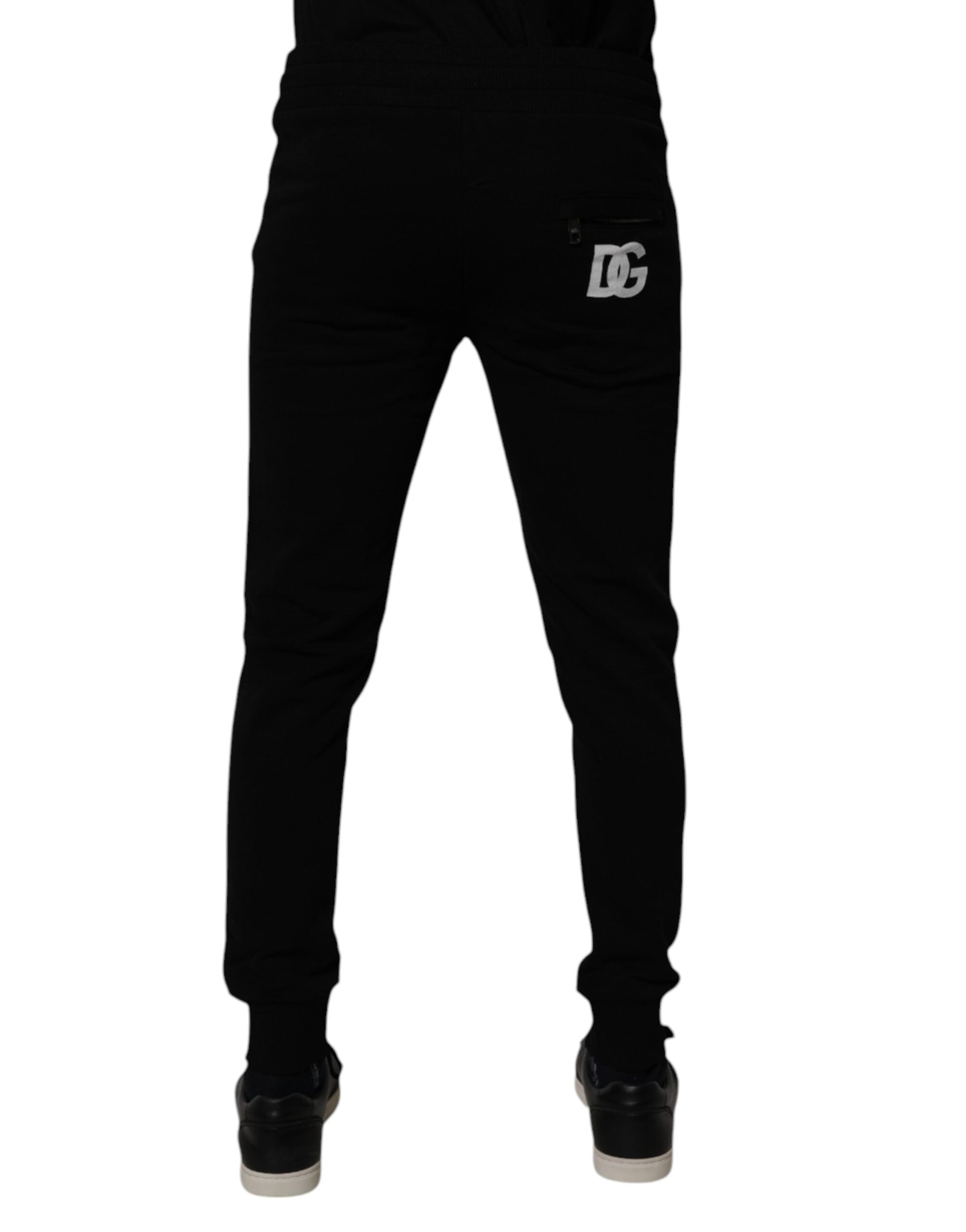 Dolce & Gabbana Black Cotton Jogger SweatMen's Men's Pants (Pre-Owned)