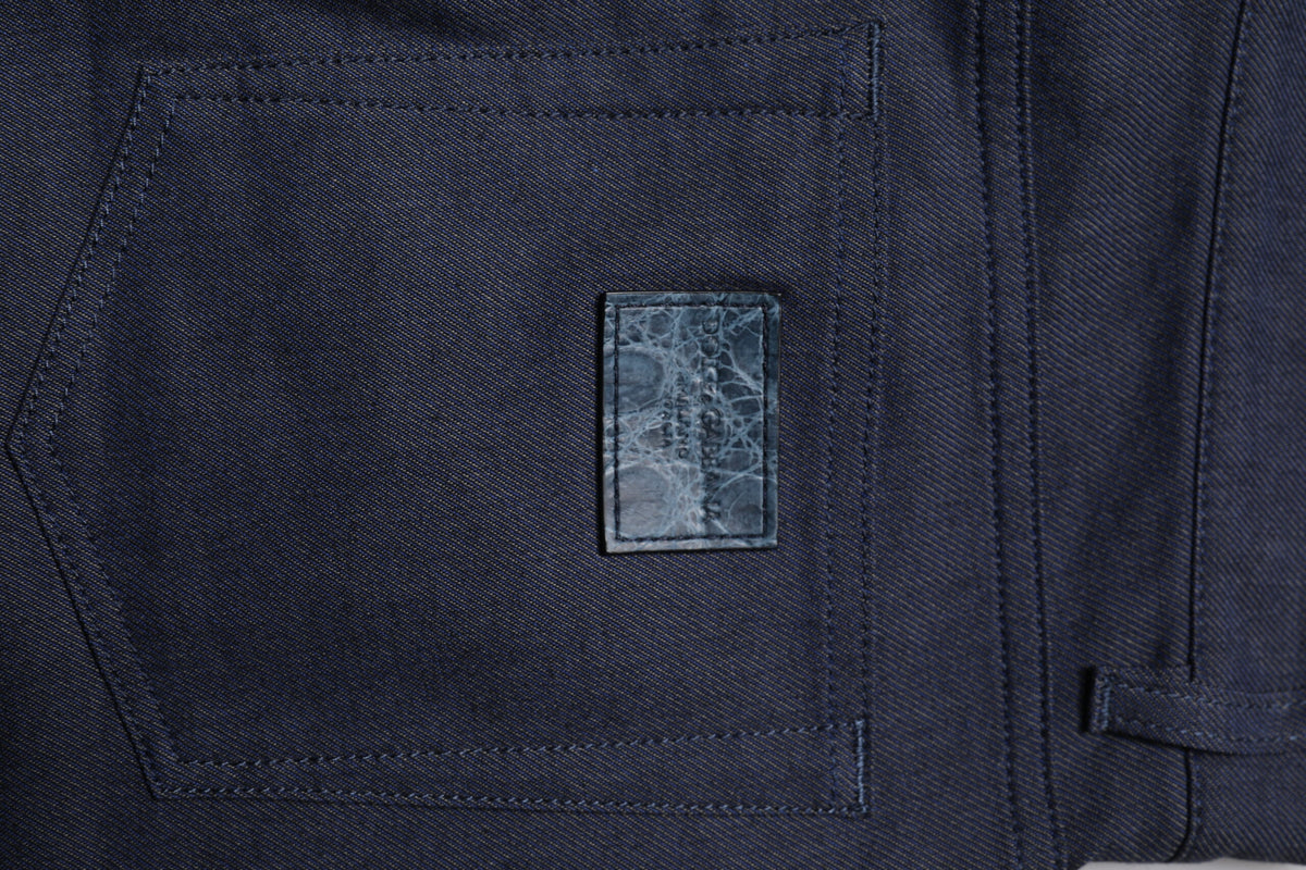 Dolce & Gabbana Dark Blue Cotton Stretch Skinny Denim Men's Jeans