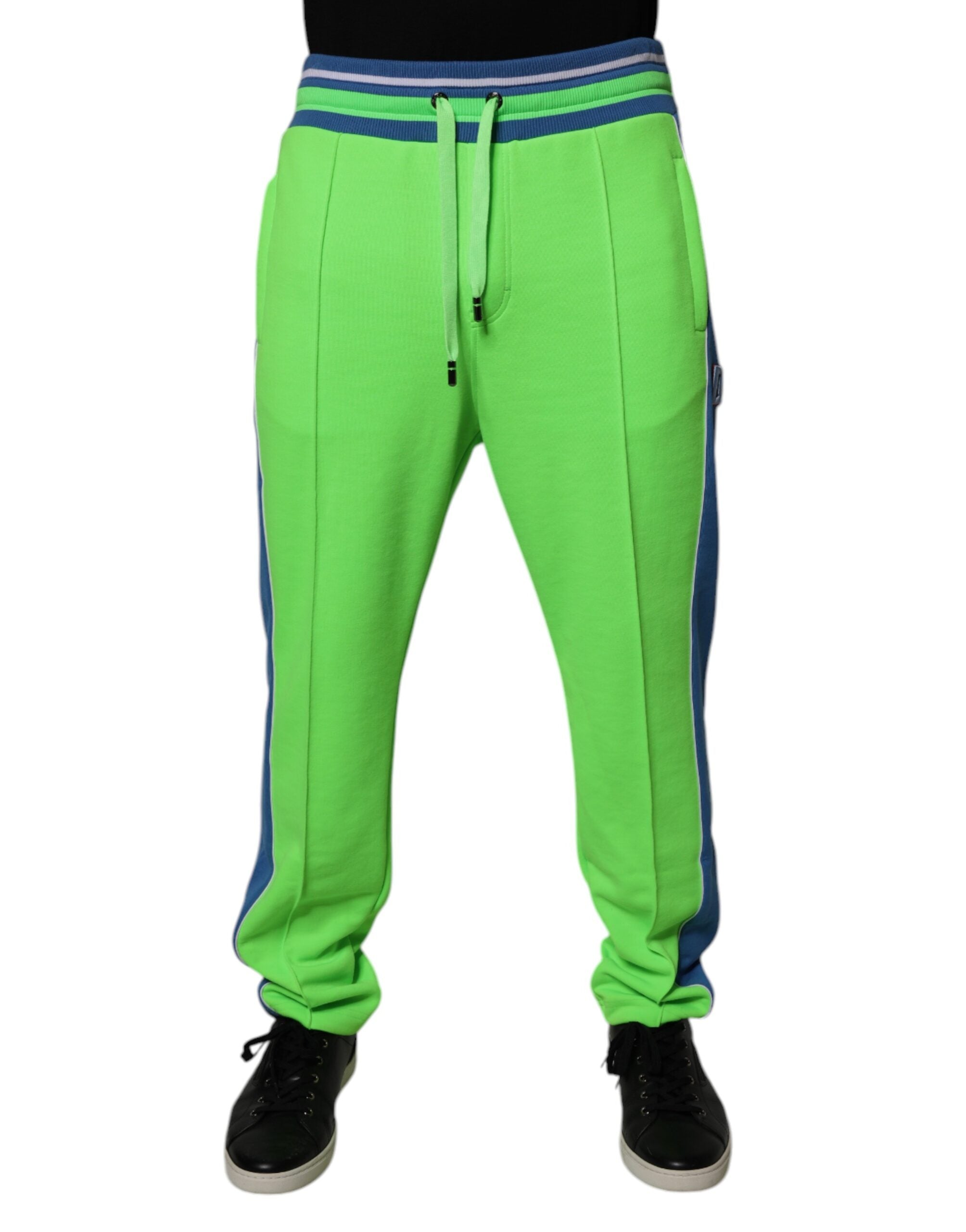 Dolce & Gabbana Green Blue Jogger SweatMen's Men's Pants